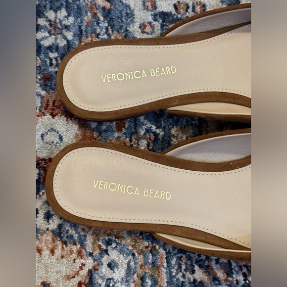 Veronica Beard Women’s Carlotta Flat in Size 5 in Black/Carmel - Picture 8 of 13